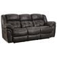Homestretch Frontier Double Manual Reclining Sofa in Steel Gray, , large