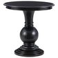 Linon Home Decor Adeline Round Accent End Table in Black, , large