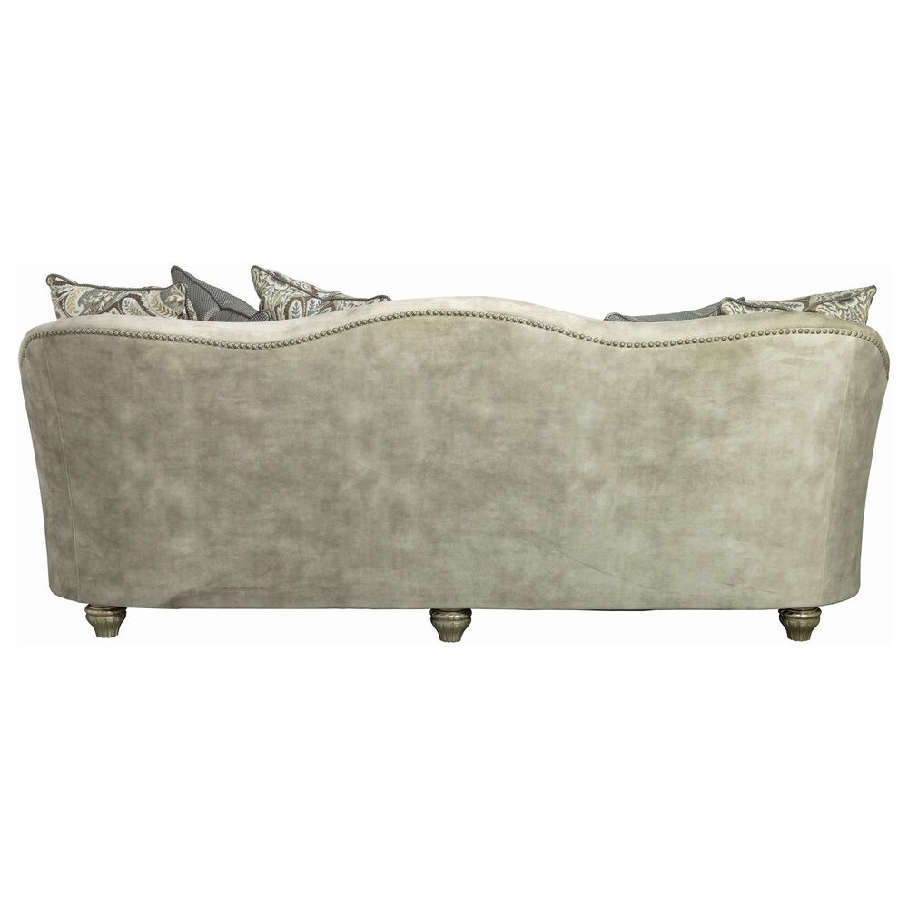 Aria Designs Chateau Stationary Sofa in Cream Velvet, , large