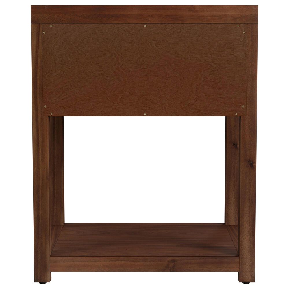 Butler Specialty Company Nora 1-Drawer 21" Nightstand in Walnut Brown, , large