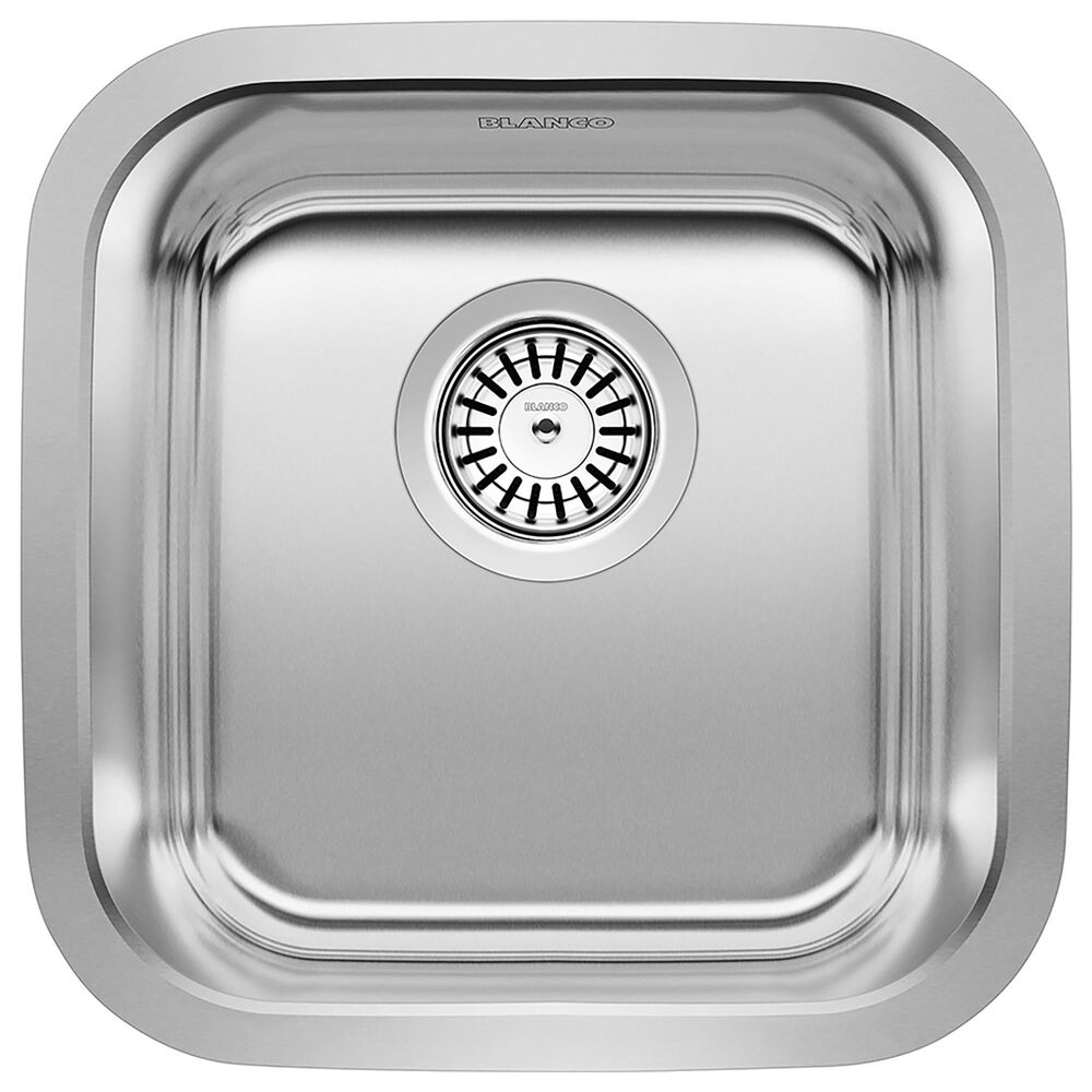 Blanco Stellar 15&quot; Bar Kitchen Sink in Refined Brushed, , large