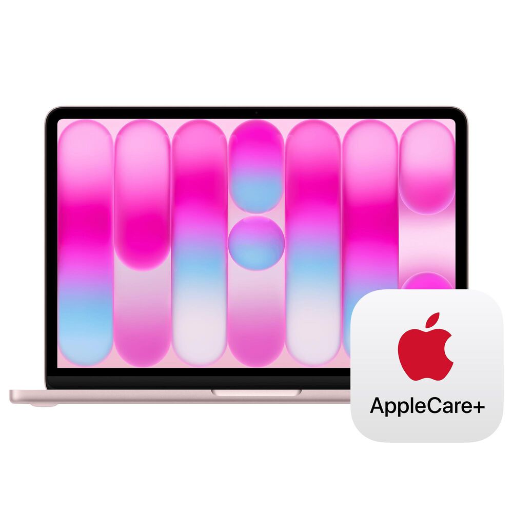 Apple 13" MacBook Neo | Apple A18 Pro Chip - 6-core CPU and 5-core GPU - 8GB RAM - 256GB SSD in Blush with 3-Year AppleCare+, , large