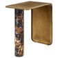 Uttermost Pillar of Strength Accent Table in Antique Brass, , large
