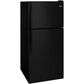 Whirlpool 18 Cu. Ft. Top Freezer Refrigerator with Flexi Slide Bin in Black, , large
