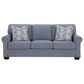Ashley Carissa Manor Stationary Queen Sofa Sleeper in Denim, , large