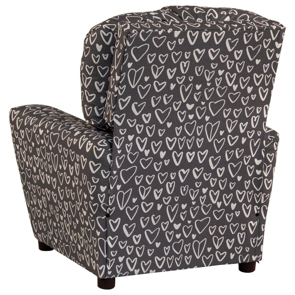 Ridgecrest Child's Recliner with Cupholder in Gray, , large