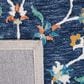 Safavieh Micro-Loop MLP385M 8" x 10" Blue and Ivory Area Rug, , large
