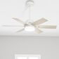 Hunter Pacer 44" Ceiling Fan with LED Lights in Fresh White, , large