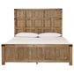 Millenium Ridgester California King Panel Bed with Dresser and Nightstand in Light Brown with USB Ports, , large
