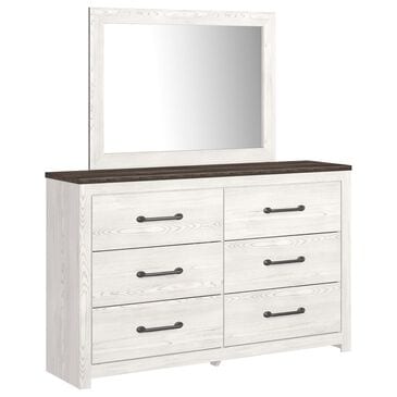 Ashley Gerridan Dresser and Mirror in White and Gray, , large