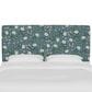 Skyline Furniture Elly King Headboard in Peonies Emerald, , large