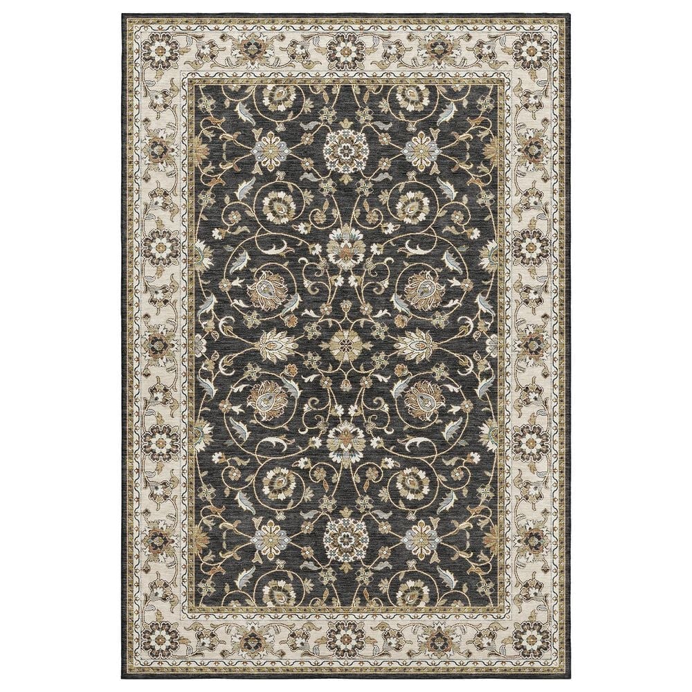 Dalyn Rug Company Hatay HY1 8" x 10" Black Area Rug, , large