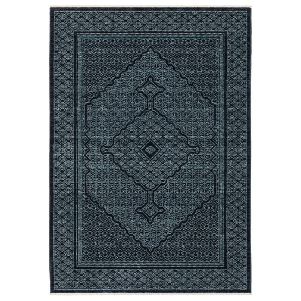 Oriental Weavers Capella Oriental Blue 7"10" x 10"10" Area Rug, , large