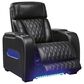Ashley Boyington Leather Power Recliner in Black, , large