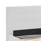Modway Linnea Faux Leather Queen Platform Bed in White, , large