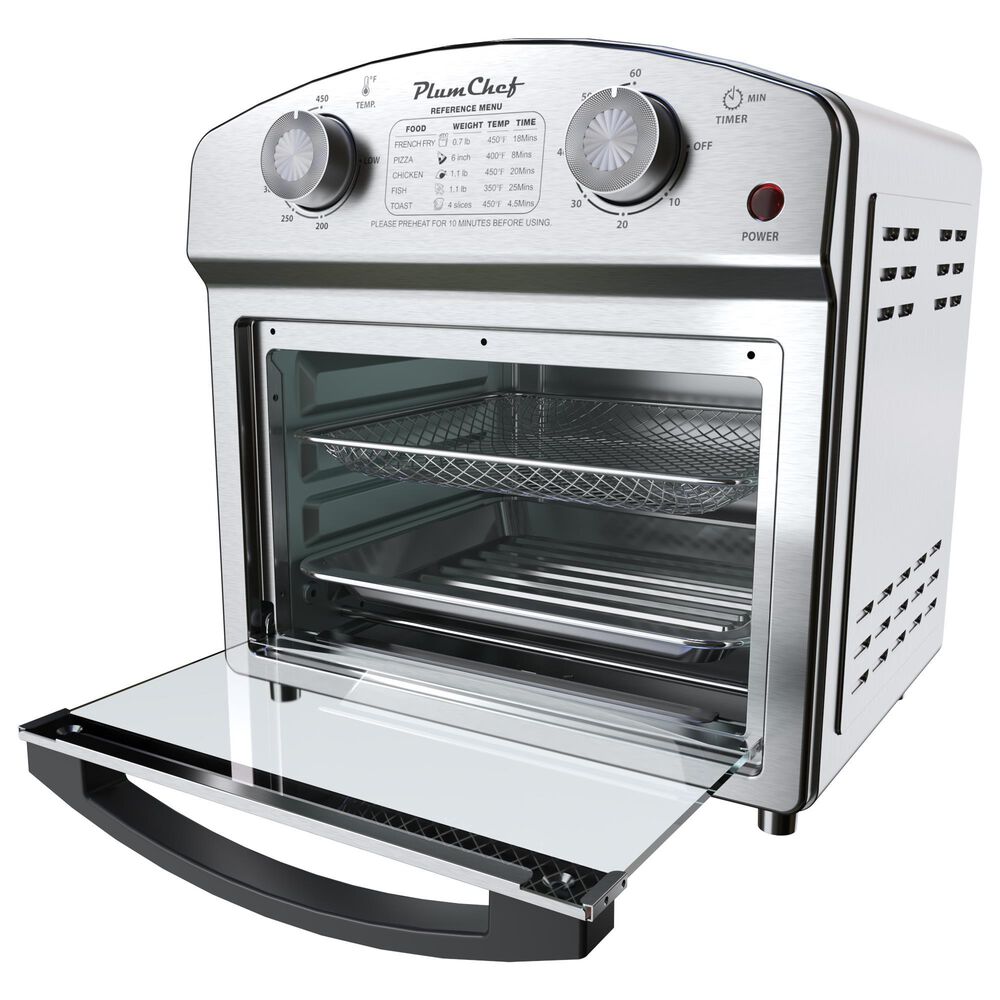 HOMLUX 12.5 Qt 7-In-1 Convection Toaster Oven in Silver, , large