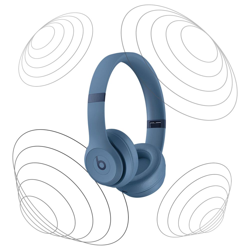 Beats Solo 4 True Wireless On Ear Headphones in Slate Blue, , large