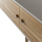 Dayton Theodore 60" Sideboard in Off White/Cinnamon, , large
