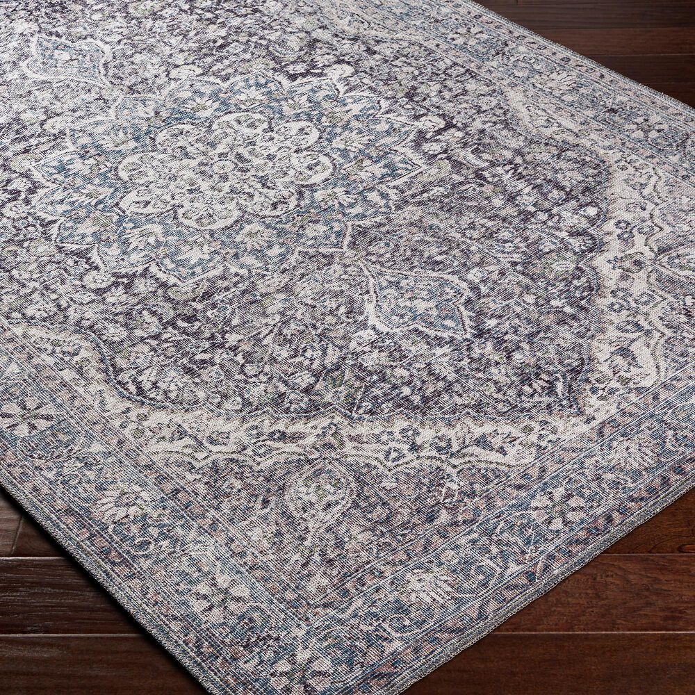 Surya Colin 7&#39;10&quot; x 10&#39;2&quot; Light Blue, Medium Green, Gray, Charcoal, Tan and Cream Area Rug, , large
