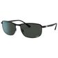 Ray-Ban Chromance Sunglasses with Dark Grey Lenses in Matte Black, , large