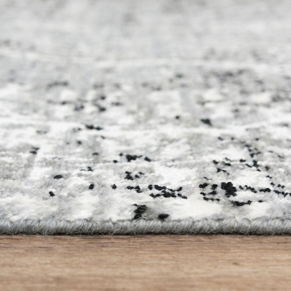 RIZZY Couture Black and Ivory 4' x 6' Area Rug, , large