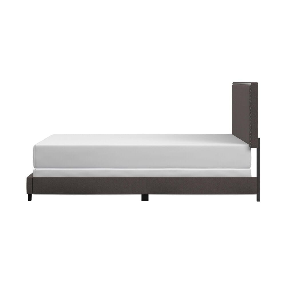 Richlands Furniture Willow King Upholstered Panel Bed in Charcoal, , large