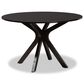 Baxton Studio Jessie 7-Piece Dining Set in Sand/Dark Brown, , large