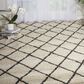 Nourison Brisbane BRI08 8"2" x 10" Ivory and Charcoal Area Rug, , large