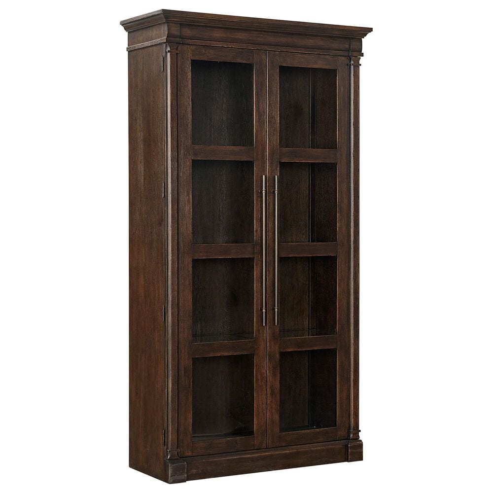 Riva Ridge Jackson 2-Door Display Cabinet in Turkish Coffee, , large