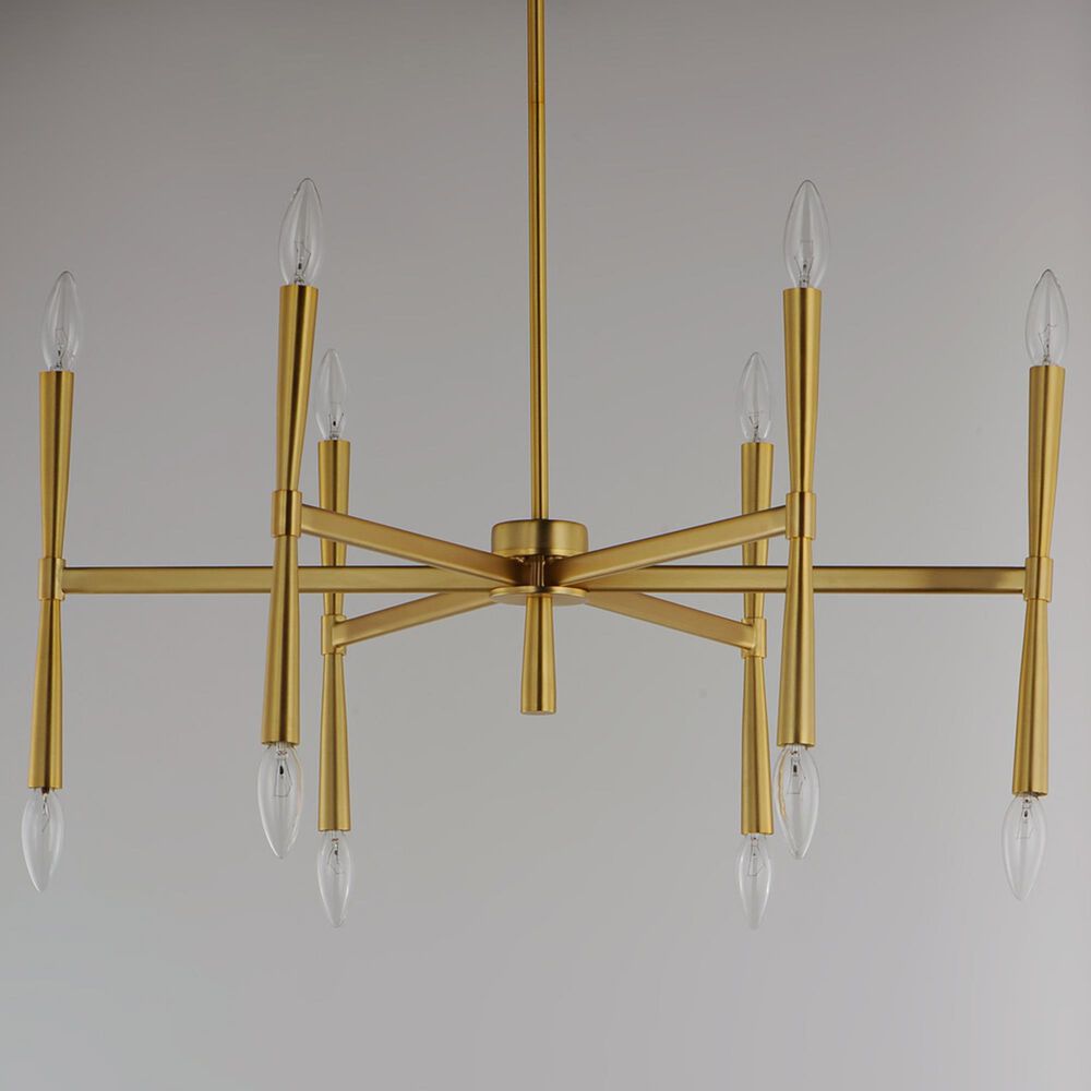 Maxim Lighting Rome 12-Light Chandelier in Satin Brass, , large
