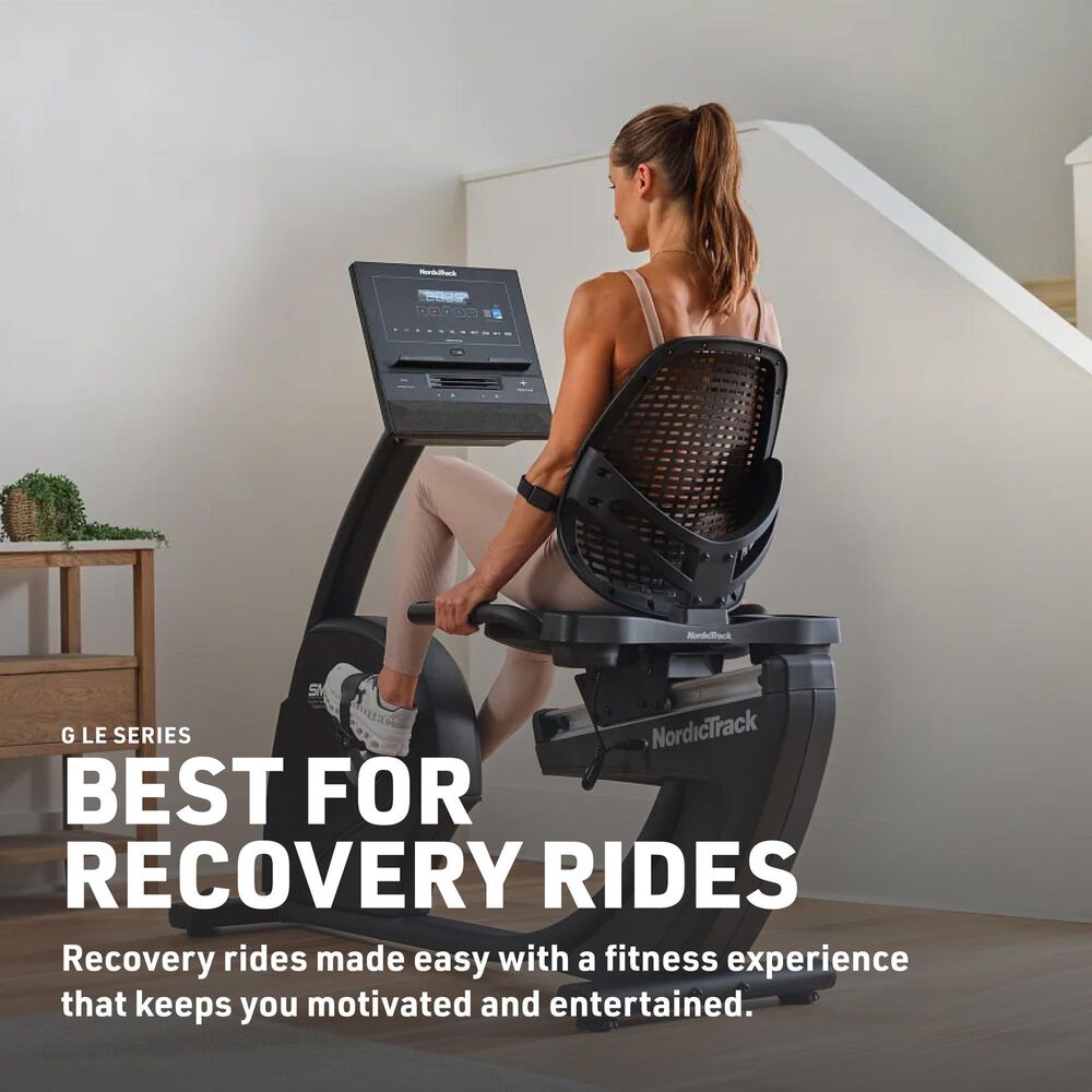 NordicTrack G LE Recumbent Bike for Recovery Rides, , large