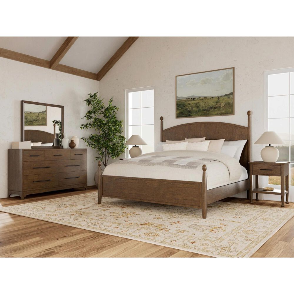 Riverside Furniture Calhoun Dresser Mirror in Whiskey Oak, , large