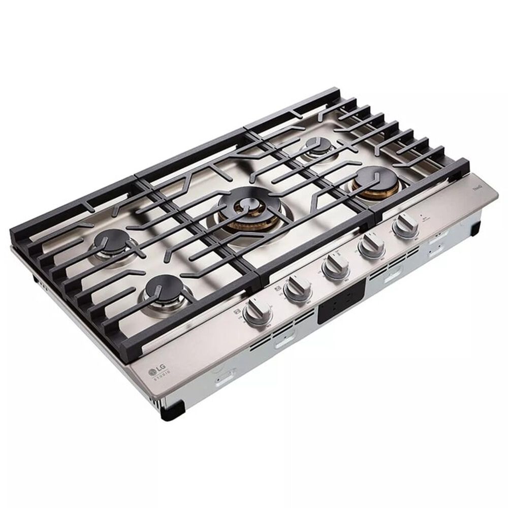LG Studio 36&quot; 5-Burner Gas Cooktop in Stainless Steel, , large