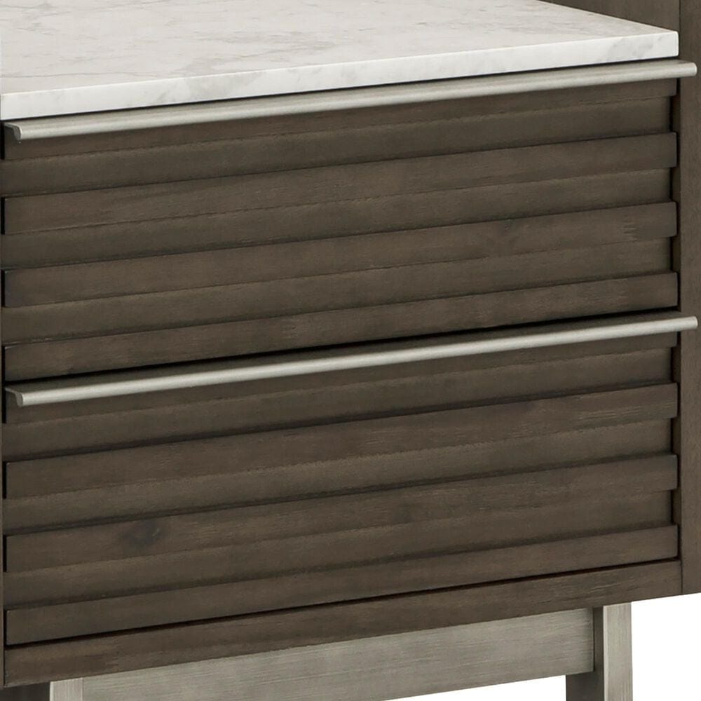 Ashley Arkenton 2-Drawer Nightstand in Grayish Brown and White, , large