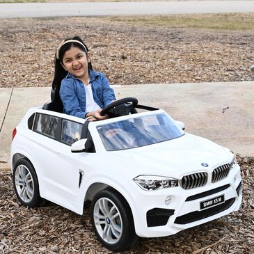 Best Ride On Cars BMW X5 12V Powered with Horn Sounds in White, , large