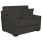 England Furniture Lyndon Accent Chair in Cretae Charcoal, , large