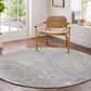 Surya Brunswick 5"3" Round Dusty Sage, Light Beige, Taupe, Medium Gray and Gray Area Rug, , large