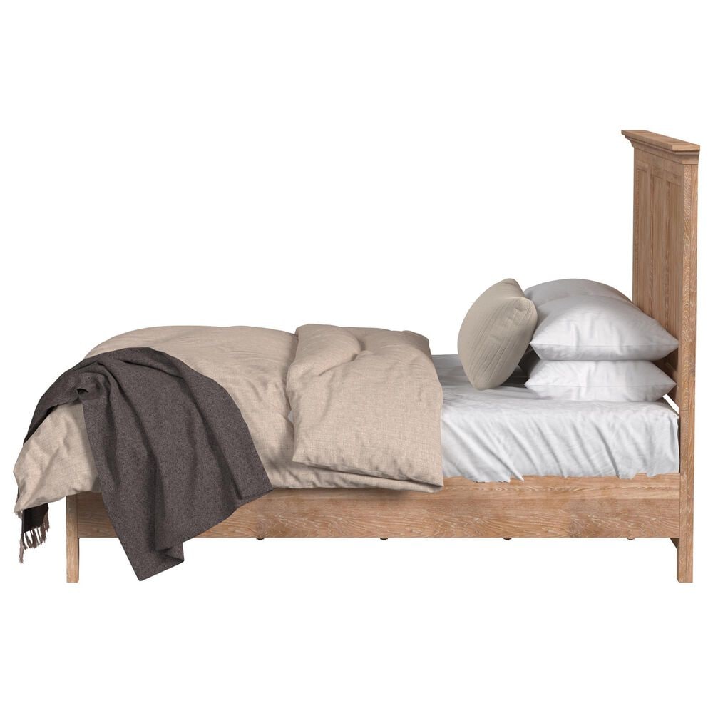 Hawthorne Furniture San Mateo 4-Piece Queen Panel Bedroom Set in Wheat, , large