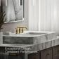 Kohler Purist Widespread Bathroom Sink Faucet in Vibrant Brushed Moderne Brass, , large