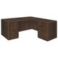 Regency Global Sourcing Legacy 71" L-Shaped Desk with Double Full Pedestal Drawer Unit in Neo Walnut, , large