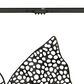 Maple and Jade 26" x 38" Leaves Wall Decor in Black and Gold, , large