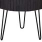 Crestview Collection Drummond Round End Table in Black, , large