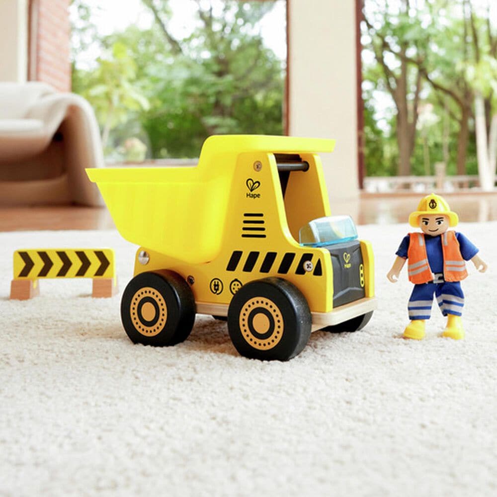 Hape Toys Hauler Dump Truck in Multicolor, , large