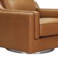 Hydeline Bella Swivel Chair in Cognac Brown, , large