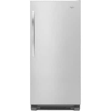 Whirlpool 31" Wide 18 Cu. Ft. SIdeKicks All-Refrigerator with LED Lighting in Monochromatic Stainless Steel, , large