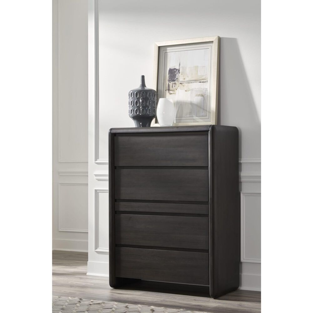 Urban Home Xolani 5-Drawer Chest in Jaguar, , large