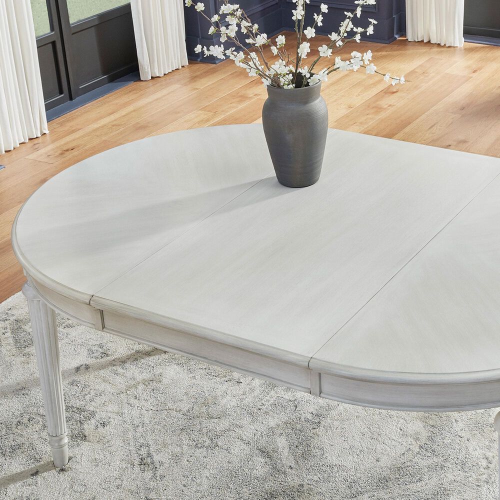 Ashley Montelaine 5-Piece Oval Dining Set in Antiqued White, , large
