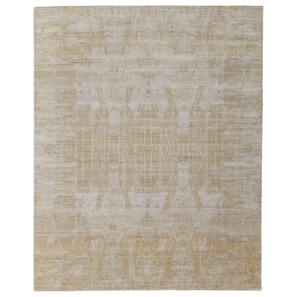 Feizy Eastfield 69FPF 3" x 5" Gold and Ivory Area Rug, , large