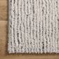 Loloi Levitt Shag 7"10" x 10" Ivory and Grey Area Rug, , large