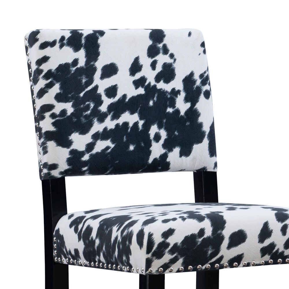 Linon Home Decor Corey Bar Stool in Black, , large